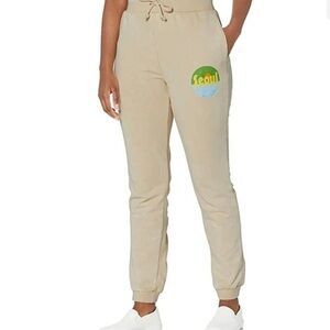 Kendall and Kylie Back Ruching Joggers Women’s Size XLarge Color Sand NWT